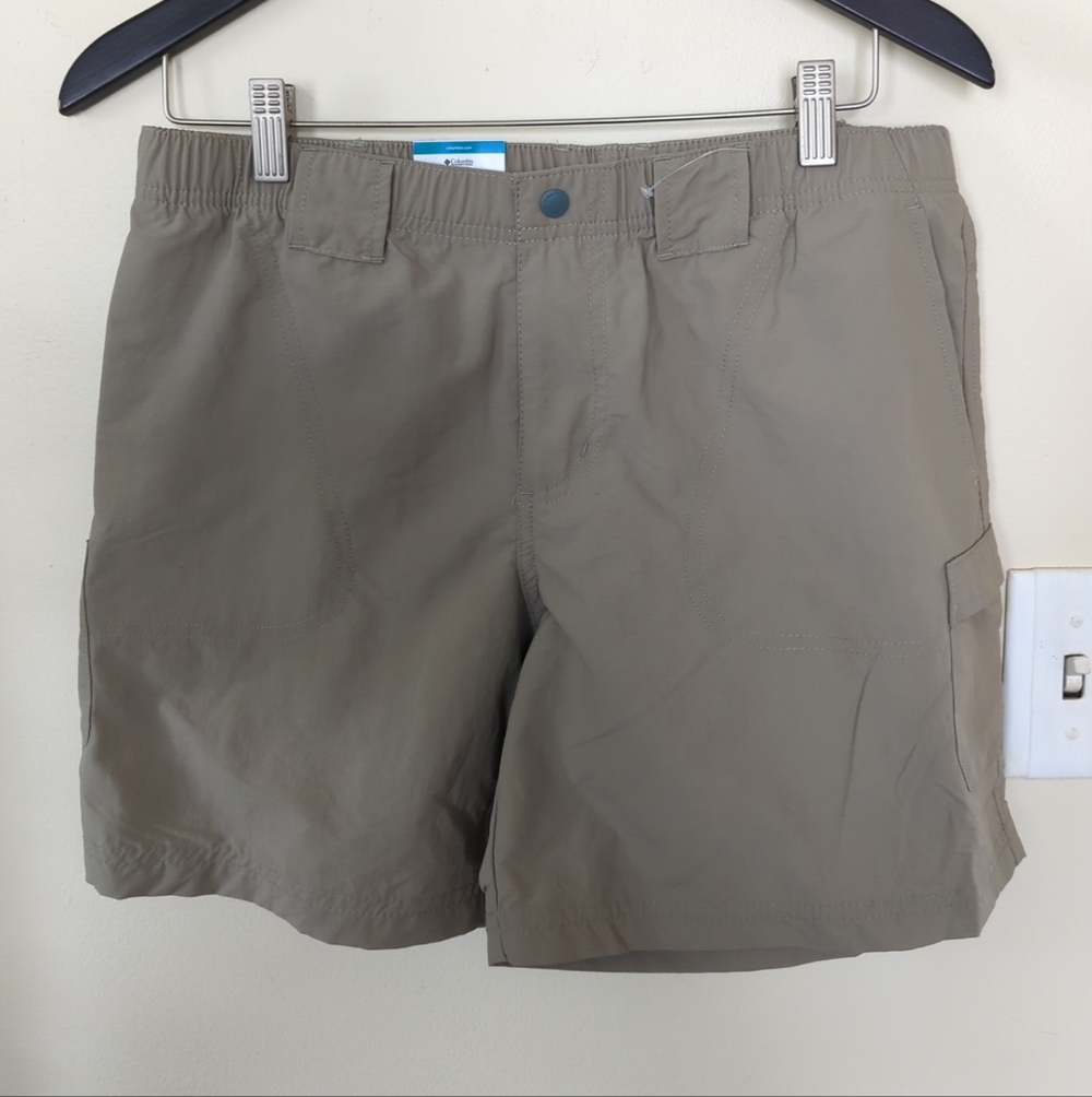 Columbia Women's Dark Tan Sandy River Cargo Shorts W/Omnishade NWT
